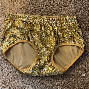 Sequin dance briefs